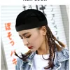 BERETS 2023 SUMMER BRIMLESS CAPS VINTAGE FASHION MEN BEANIE HAT SOLID COLOR SOLID BROSINABLE STREETHIP HIP HATSポータブルドッカー