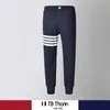 Pantalones de protección para hombre y mujer, ropa informal de alta calidad, tejido de hilo personalizado, fino, de algodón liso, novedad de verano, Tb Thonn