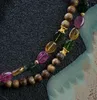 Link Bracelets Natural Yingge Lvqi Nan Agarwood Bracelet Fidelity Hainan Old Materials Log Buddha Beads Rosary For Men And Women