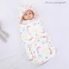 Pajamas Newborn Baby Blanket 2023 Spring/Summer Pure Cotton Thick Cocoon Envelope Butterfly Swallow Sleeping Bag Z230811