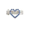 Dog Apparel Spot Sparkling Diamond Heart Shaped Hair Clip Pet Accessories For Children's And Girls' Headwear