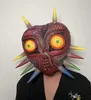 Majora's Mask Legend of Zelda Scary Realistic Face Mask Halloween Cosplay Costume Prop for Adults Teens Free Shipping HKD230810