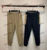 xinxinbuy men women designer pant plaidラベルポケットパネル春夏カジュアルパンツレターブラックカーキxs-l