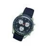 2022 Последний продавец биокерамика планета Мун Чейный Миссия 42 -мм нейлоновый хронограф Deluxe Limited Edition Master Watch3620066