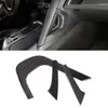 Interiörstillbehör Bil Soft Carbon Fiber Center Console Handle Grip Sticker Cover Trim Stickers för C7 2014-2023