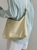 Вечерние сумки большие емкости кожа кожа женская сумка для плеча просты