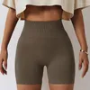 Active Shorts Women's Seamless Yoga Breathable Exercise Leggings High Waisted Hip Lifting Stretch Pants Running Cycling Fitness