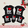 Family Matching Outfits Family Matching Outfits Clothing Sweatshirt Outfits Love My Family Printing Family Clothes Mommy and Me Cotton Clothes R230810