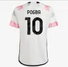 23/24 Vlahovic Chiesa Maglia Juventus Soccer Jerseys Milik Pogba Men Kid Kit Bonucci Football Shirts Locatelli Kean Rabiot Maillot De Juve 2023 2024ユニフォーム