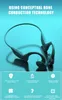 VG02 Kemik İletim Kulaklıkları Kablosuz Dijital Bluetooth Kulaklıklar 3D Bas Dışarıda Su Geçirmez Spor Kulaklığı
