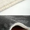 Carpets Soft Grids Long Bedside Rug Fluffy Bedroom Corridor For Living Room Floor Pad Mat Doormat Aesthetic Home Decor 55x150cm