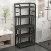 3-5-floor bathroom storage shelf Floor-to-ceiling toilet toilet washbasin stand Balcony storage shelf Metal multi-layer bathroom