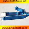 Belts 160cm Adjustable Length Aircraft Seat Belt Buckle Extender Extension Strap Fashion For Man (L Size Airplane Buckle)