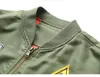 Herenjassen DIMUSI Bomberjack Heren Ma-1 Flight Jacket Pilot Air Force Male Ma1 Legergroen Militaire motorjas en jassen 6XL TA039 230810