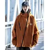 Hommes Vestes Hommes HipHop Veste Coupe-Vent Outwear Techwear Hommes Streetwear Imperméable Manteaux Lâche Noir Orange Violet Vêtements