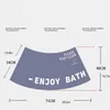 Super Absorbent Curved Bathroom Quick Drying Floor Mat Easy To Clean Door Mat Non-slip Entrance Bath Bedroom Carpet HKD230809