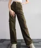 Женские штаны Capris Новые европейские и американские повседневные штаны Mid Rise 3D карманные брюки.