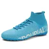 Женские мужские Mens Mercurial Football Boots TF AG High Top Soccer Shoes Sneakers Молодежная красная синяя обувь Большой размер 35-48