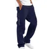 Pantalons pour hommes chambre à coucher avec hommes décontracté taille couleur sport chapeau multi-tissé poche pied corde solide rue Cargo cravate