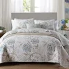 KVALITETPRINTERAD BEDSPREAD TROCT SET 3PC QUILDED BEDGOD COMOLLTILTS Sängöverdrag inklusive Pillow Case King Size Coverlet Filt285V