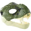 Maschere per feste Halloween Drago Dinosauro Maschera Bocca aperta Lattice Horror Dinosauro Copricapo Dino Maschera Costume cosplay per feste Maschera spaventata 230809