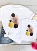 Family Matching Outfits Tee Women Kid Child Summer Mom Mama Mother Graphic T-shirt Clothes Geometric Beach Love 90s Clothing Family Matching Outfits
