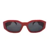Solglasögon designer kvinnor män mode lyx varumärke metall gångjärn ny låda klipp trend små ramglasögon