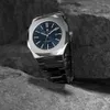 Нарученные часы Sapphero Luxury Mens Watch 100 М водонепроницаемые из нержавеющей стали Quartz Date Date Clod Casual Business The Ristech Style для мужчин 230809
