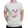 Men's T Shirts Harajuku TShirt Kawaii Axolotl Elegant Polyester Shirt Oversized Men Tee Design Big Sale