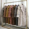 Women's Jackets Luxury Fashion Leopard Long Teddy Bear Jackets Coats Women 2022 Winter Thick Warm Outerwear Brand Fashion Faux Fur Coat Female J230810