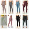 LU Leggings taille haute pour femme - Pantalon de yoga doux et doux pour l'entraînement, la course à pied