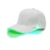 Ball Caps Up Sports Glow Cappello illuminato Party Club Hip-Hop LED Berretto da baseball regolabile A Montato