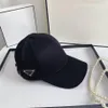 Ball Caps Luxe designer pet metalen driehoek cap zomer effen kleur Ball Caps lente herfst zonnescherm hoed voor mannen vrouwen 3VPZ