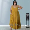 Plus Size Dresses 5xl For Woman Clothing Summer Wholesale Slip V Neck Loose Stretch Elegant Maxi Dres 3xl 4xl 6xl