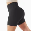 Active Shorts Women's Seamless Yoga Breathable Exercise Leggings High Waisted Hip Lifting Stretch Pants Running Cycling Fitness