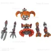 6pcs/set fnaf freddys freddy bonnie foxy fazbear bear pvcモデルアクションフィギュアLdren Birthday Gifts t230810のおもちゃ