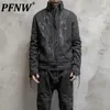 Мужские куртки PFNW Осенняя зимняя ниша универсальная модель дизайна японская версия ретродатка темная одежда черные стильные пальто 28A3509 230809