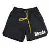 Projektantka Rhude Men's Damskie spodnie Summer Fashion Beach Pants Rhude Men High Quality Street Wear Red Blue Black Purple Mens Loose Tbl2