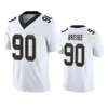 Heren Kinderen Dames Voetbal 41 Alvin Kamara Jerseys 7 Taysom Hill 89 Rashid Shaheed 12 Chris Olave 83 Juwan Johnson 90 Bryan Bresee Legergroen Salute To Service Opgenaaid