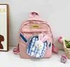 Ryggsäckstil 2023 Princess Girls 'lilla ryggsäck mode söt kanin dagis skolväska baby ryggsäck koreansk version ryggpackstylishdesignerbags