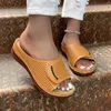 Flats Wedges Slippers Sandals Women Plataforma Summer Beach Shoes Designer Casual Flip Flip Slingback Slides 129