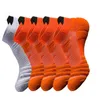 Meias masculinas 5 pares/lote meias de algodão Coolmax homem mulher meia esportiva corrida ciclismo equitação bicicleta futebol respirável basquete Sox 230809