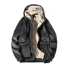 Men's Jackets 850 Down Jacket Double Breasted Sweater Men Zipper Hooded Large Size Cardigan Padded Thickened