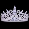 Bijoux de cheveux de mariage zircone brillant princesse couronne reine cristal diadèmes de mariée 230809