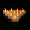 Pacote de 14 velas de chá de Natal com controle remoto com baterias CR2032 bateria sem chama Halloween LED velas eletrônicas falsas 230809