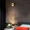Настенная лампа постмодернистская роскошная хрустальная светодиодная светодиодная светодиодная латунная медная медная черная длинная для гостиной спальни фона бара декор