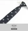 Bow Ties Personal Tide Fashion Casual Red Blue Solid Color Animal Pattern 6CM Polyester Tie For Man Woman Jk Uniform