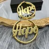 Hoop Huggie 30-60 mm Niestandardowe nazwy kolczyki 5 mm grube duże obręcze kolczyki stali nierdzewne Hip Hop Kolczyki