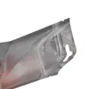 10 18 см 100 шт. Лот лот зеленый матовая прозрачная молния самая уплотненная пластинка пластиковая упаковка пакета пакета матовая алюминиевая фольга для молнии пищи 184 г
