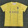 23 24 Al Nassr FC voetballen Jerseys Ronaldo Mane Men Kids Kit Uniform Home Boys voetbal Shiirt T al-Nassr weg Derde vierde Martinez Ghareeb Saudi Arabia Men Shirt